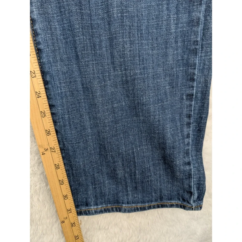 Lucky Brand 181 Relaxed Straight Jeans Men's 40x32(39x31.5) Blue Med Wash Denim